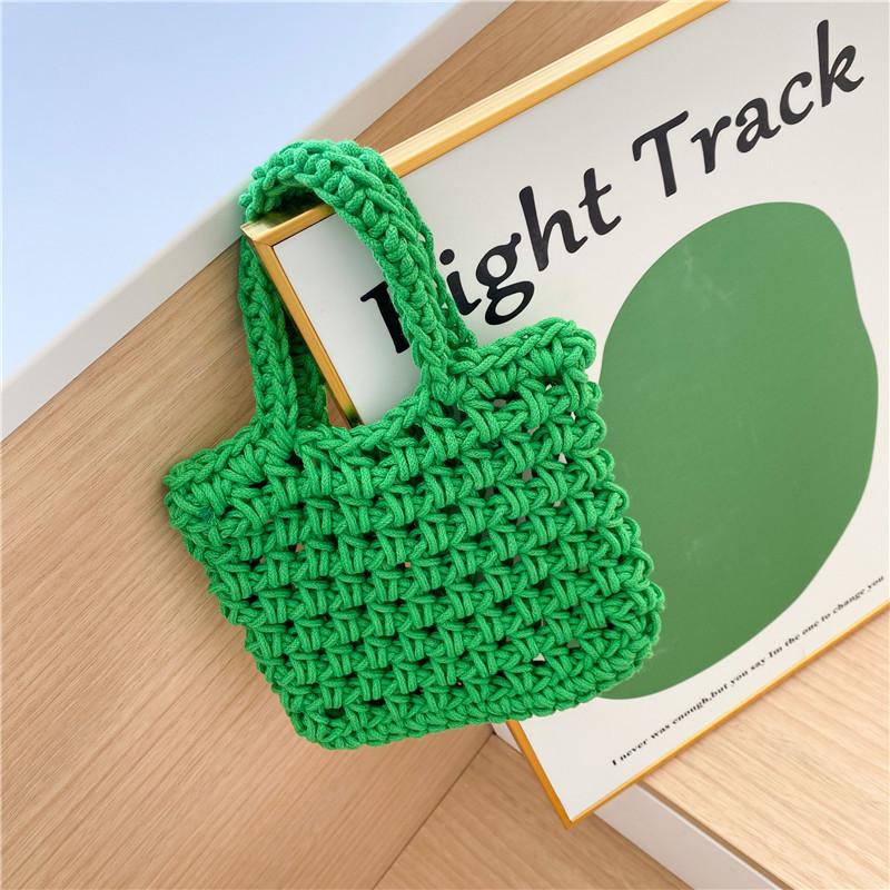 

Пряжа Детская Очаровательная Плетеная Сумочка Шикарная Маленькая Плюшевая Сумочка Для Маленьких Девочек зелёный