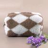 Soft Plush Pencil Case Plush Teddy Makeup Bag Organizer Large Capacity Storage Bag