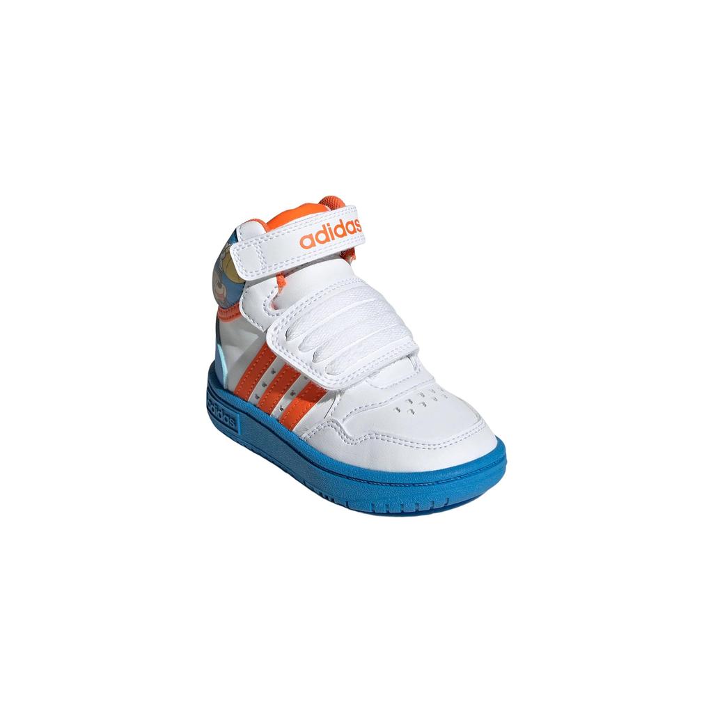 Disney X Adidas Hoops 3.0 Mid I Mickey Mouse Baby Sneakers White Cloud-White Impact-Orange GY6633