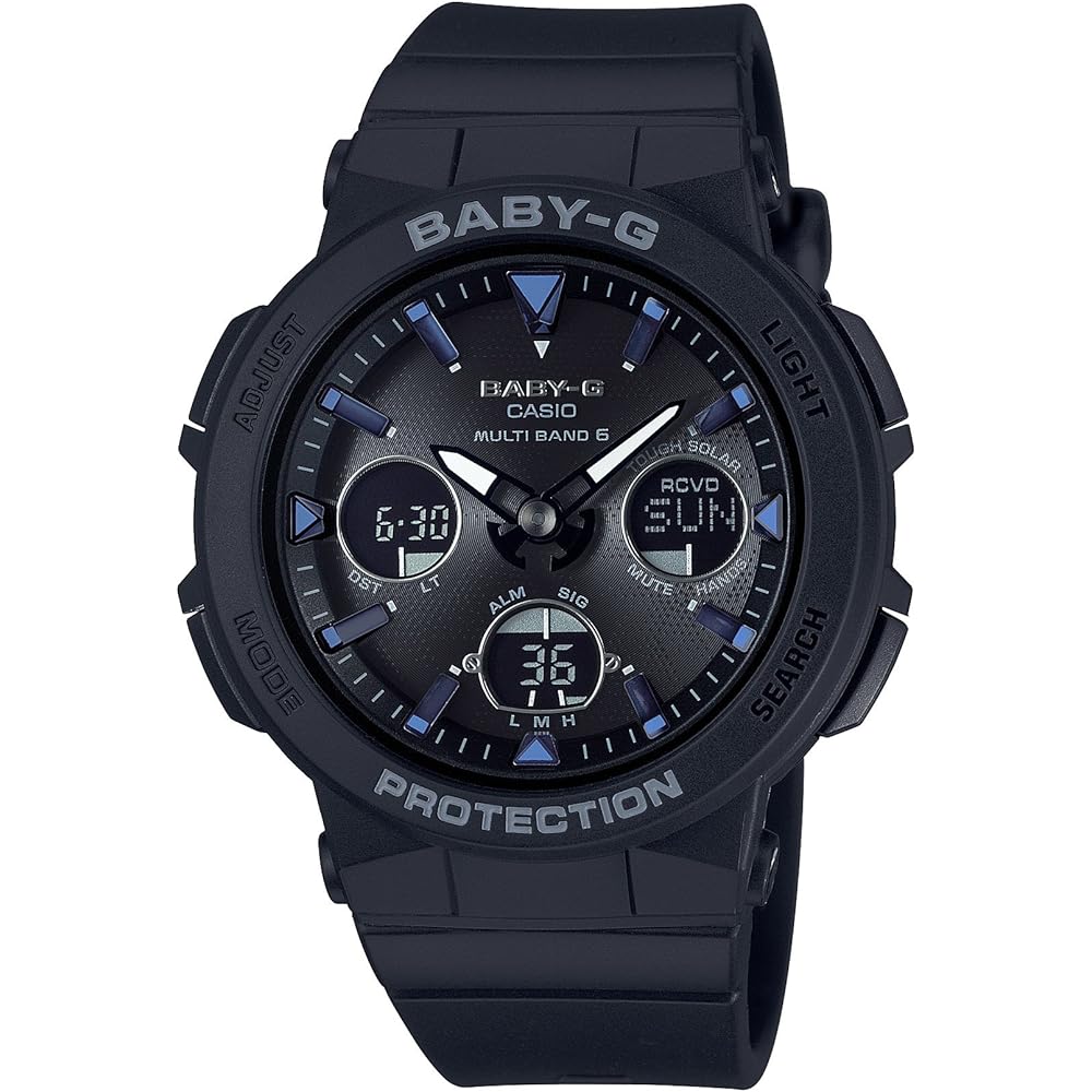 Casio Baby-G Beach Traveler Solar Radio Watch BGA-2500-1AJF Women s Black