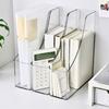 Schreibtisch Buchstützen Klar Buchstützen Zeitschriftenständer Dokumentenorganisatoren Platzsparend Zeitschriftenständer Buchstütze für Büro