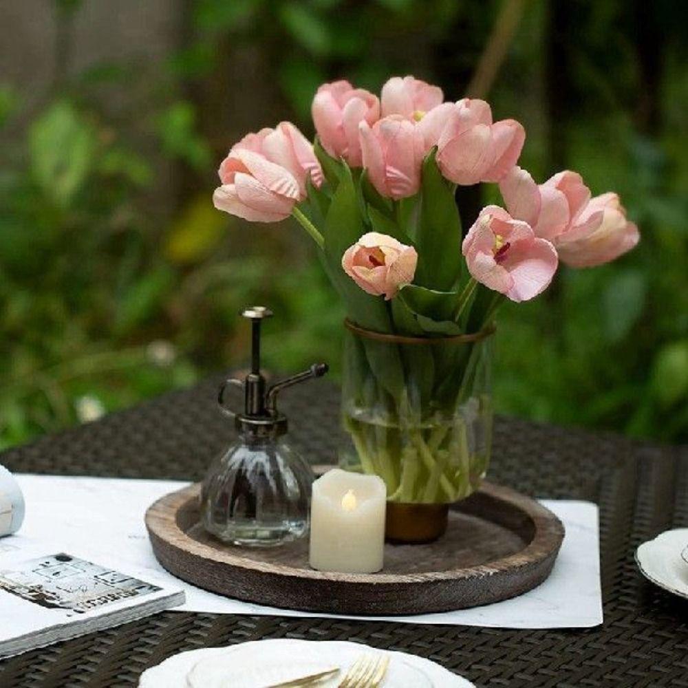 Unbreakable Kitchen Countertop Home Decor Candle Holder Serving Tray Storage Tray Food Dinner Plate