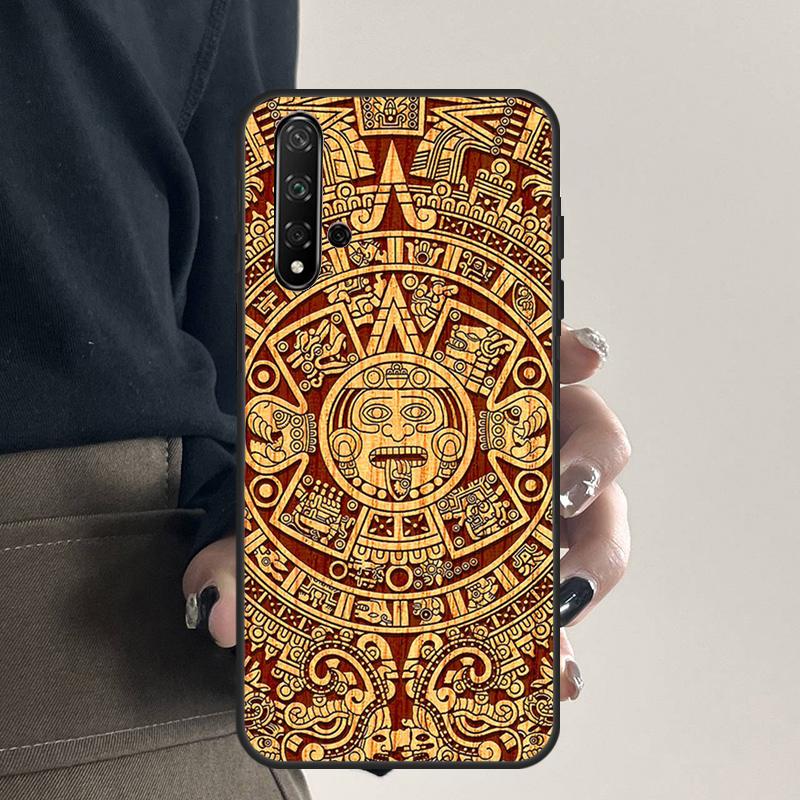 Mayan Calendar For Huawei Nova Y70 Y90 Y60 Y61 Y91 Y72 9 10 SE 12i 12s 11i 5T P60 Pro P20 P30 P40 Lite Case