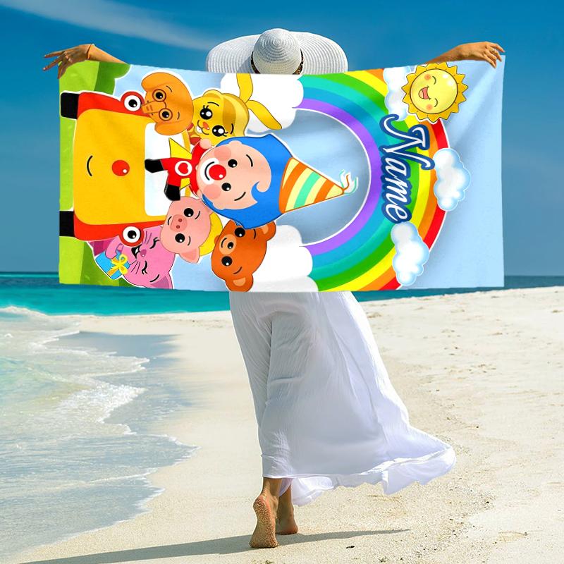 Personalized Sonic Adventure Beach Towel Microfiber Beach Towel Thin Absorbent for Beach Swimming Yoga Bath Sports. 091086