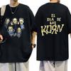 Korn Music Concert Rock Band WORLD TOUR T Shirt Vintage Metal Gothic Oversized T-shirt Streetwear Short Sleeve T Shirts
