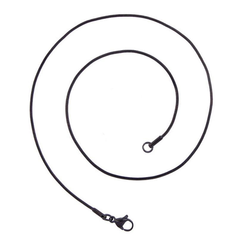 1/5/10pcs 1.2mm 45/50/60/70cm Long Stainless Steel Round Snake Chain Necklaces For Women Men Accessories Fashion Jewelry Choker