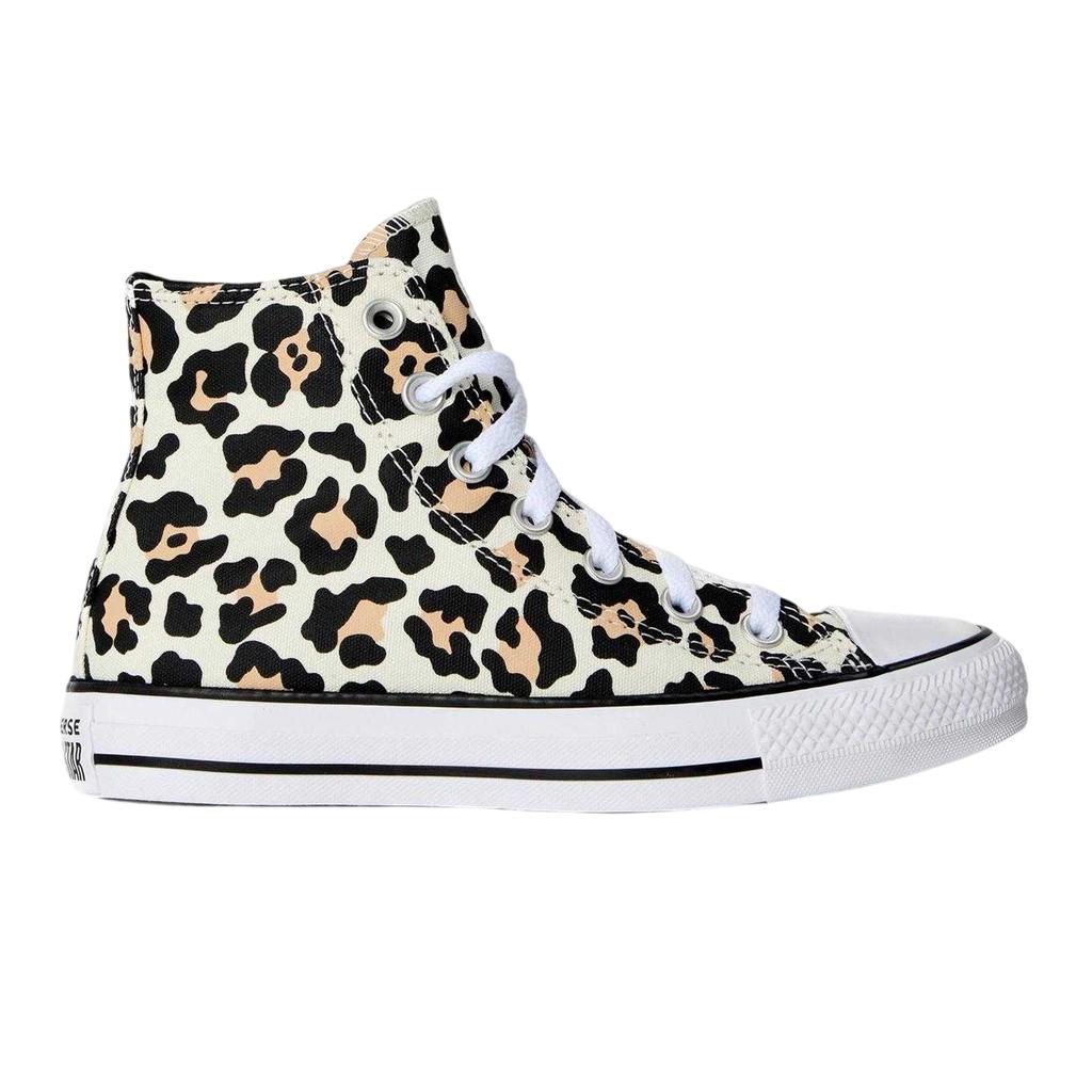 Converse Damen Chuck Taylor All Star Klassisch Leopardenmuster High-Top-Sneaker