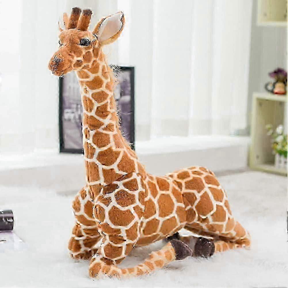 Large Standing Giraffe Plush Toy, Soft Stuffed Animal for Kids Nursery Decor Baby Shower Gift