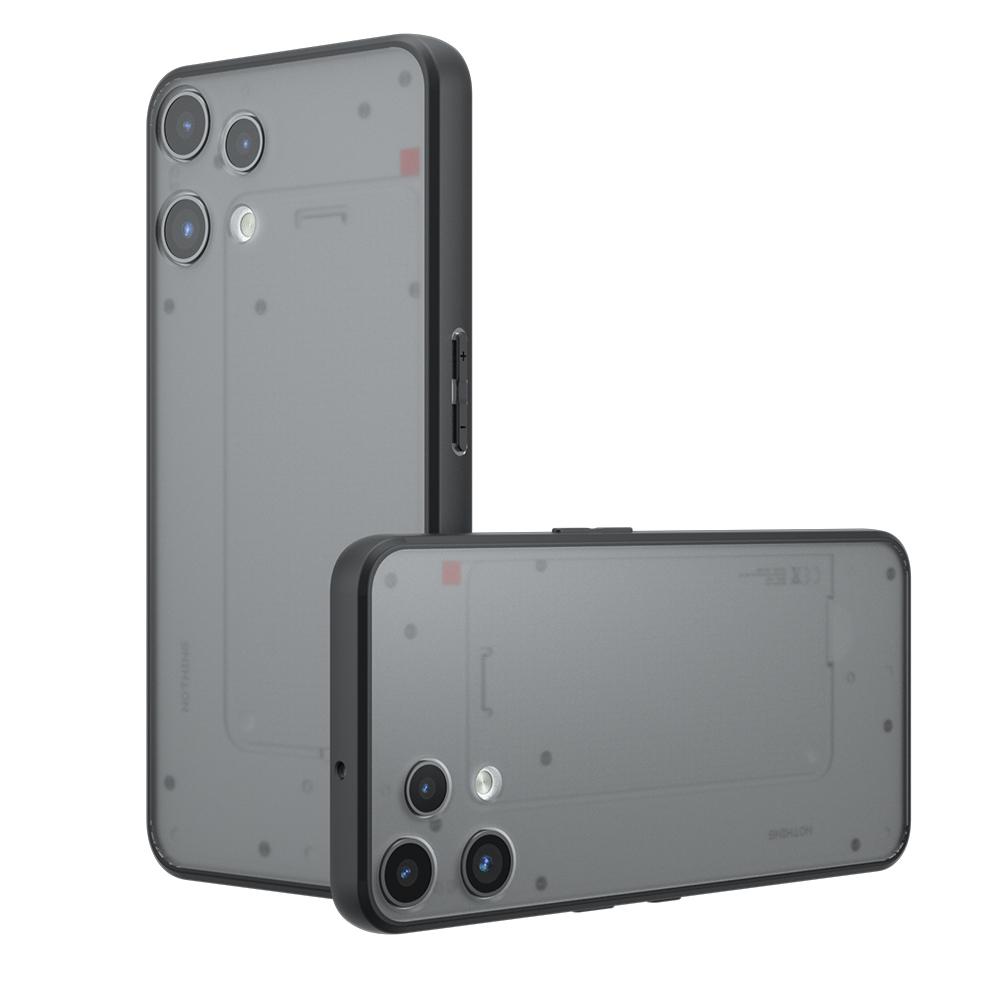 Прозрачный чехол для Nothing Phone 3A Lite, ультратонкий, матовый, полупрозрачный и прозрачный, полная защита, Funda Capa Nothing Phone (3a) Lite матовый черный