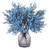 10PCS Artificial Plants Long Baby's Breath Christmas Decor Vase for Home Wedding Bridal Festival DIY Party Fake Plastic Flowers