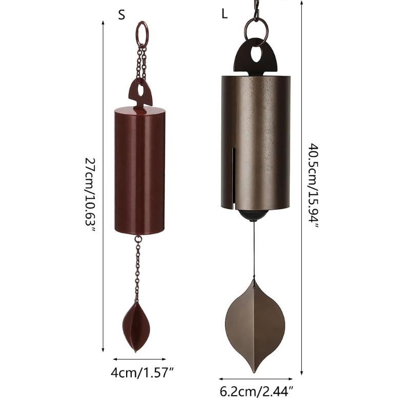 Antique Windbells Metal Wind Chimes Deep Resonances Serenity Bells for Indoor Outdoor Home Yard Garden Decoration