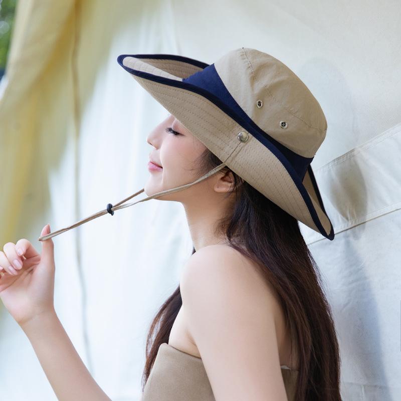 

Весенние и осенние модные шляпы Женские альпинистские шляпы Уличные быстросохнущие панамы Солнцезащитные шляпы Летние шляпы от солнца One Size