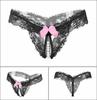 Women's Sexy Underwear Lace Seamless Thong Women's Sexy Pearl Thong Women's Crotchless Breathable Thong