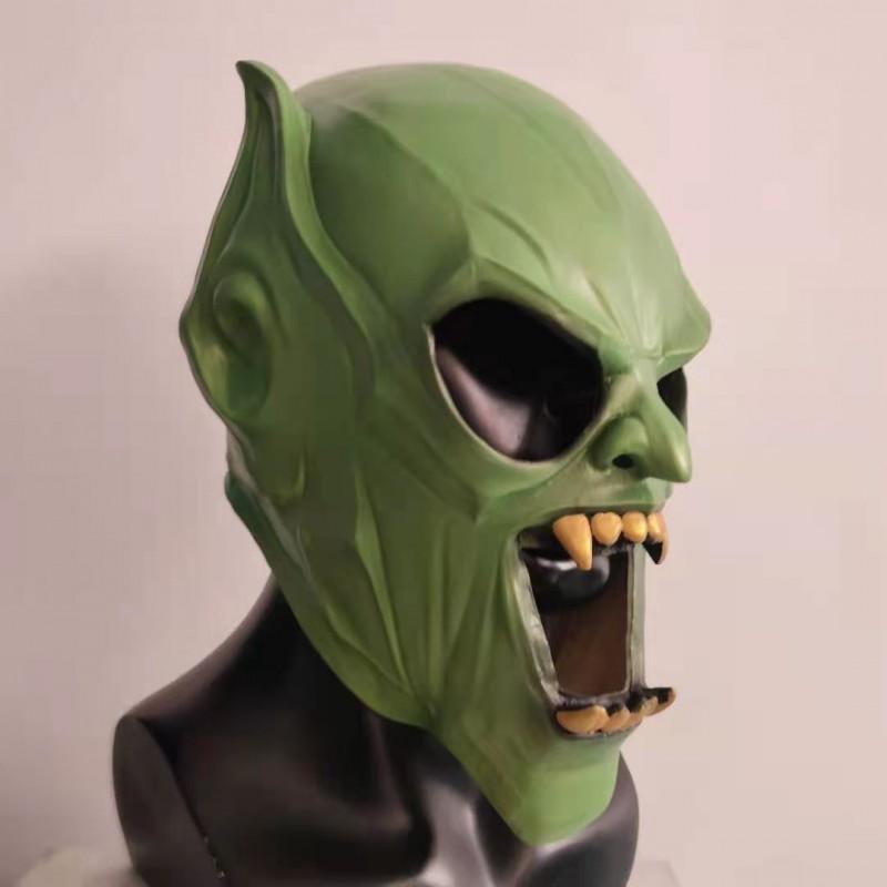 Green Goblin Mask Spider-Man Far From Home Villain Latex Marvel Halloween Cosplay Costume