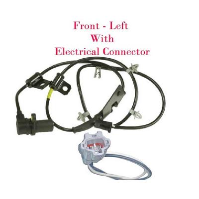 ABS Wheel Speed Sensor & Connector Front Left for 2001-2006 Hyundai Elantra 2.0L