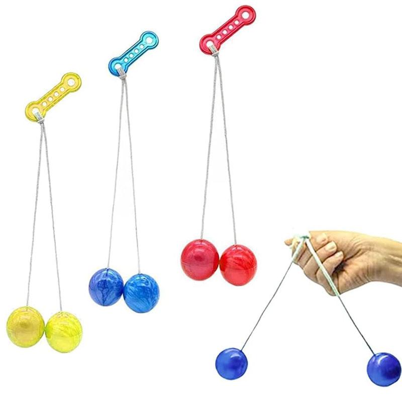 Hand Cranked Collision Ball Toys Cultivate Children's Sports Ball Hands - On Skills Resist Pressure Noise and Create Parties
