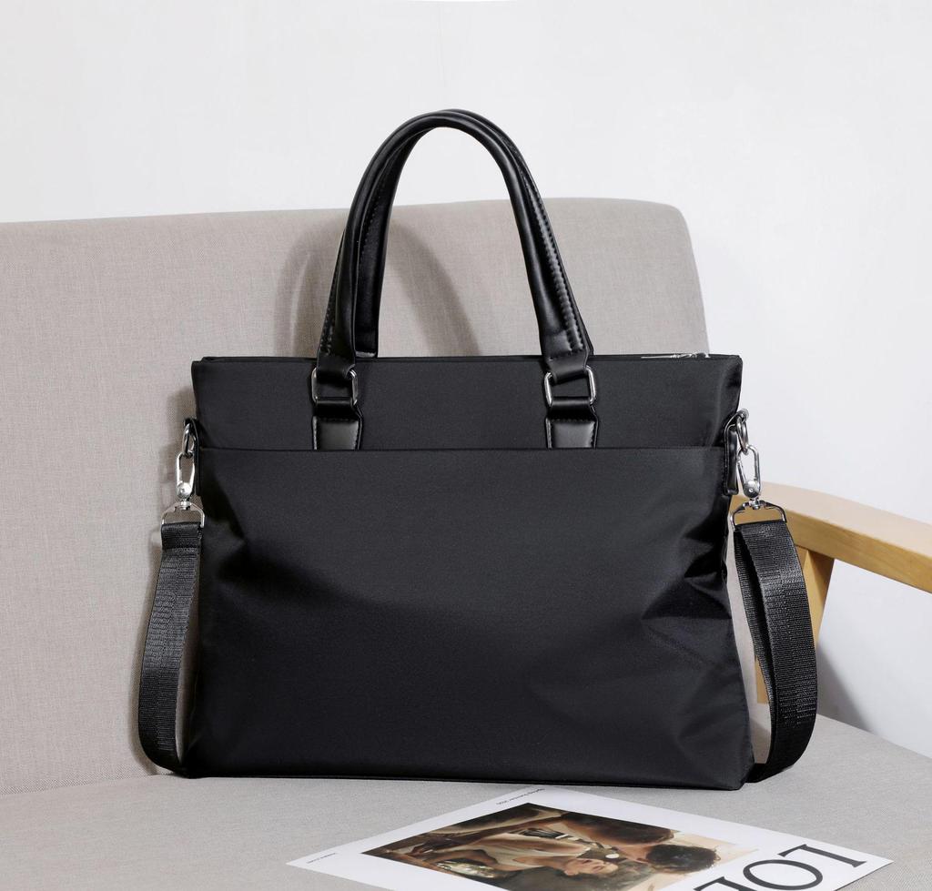 Yishan Logo Briefcase: Oxford Cloth Handbag for Corporate Meetings & Training