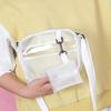 Casual Pvc Transparent Clear Women Mini Crossbody Bags Shoulder Bag Handbag Jelly Small Phone Bags With Card Holder