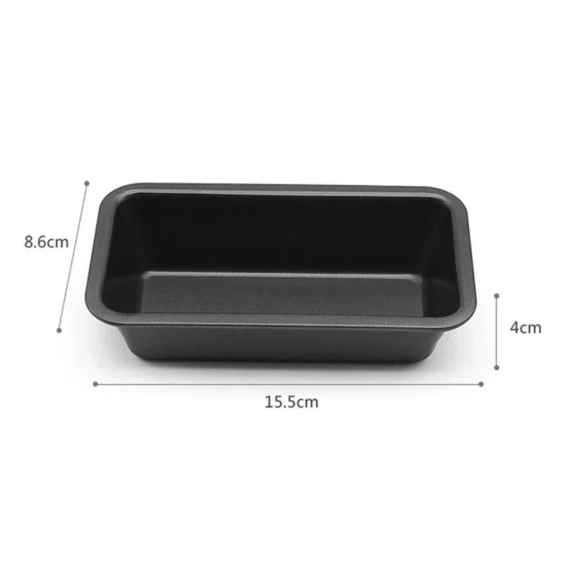 4/6 Stück Mini Brotform Kohlenstoffstahl Antihaft Kuchenform Toastform 6 Zoll Rechteckige Kuchenbackform Kastenform Küchenbackwerkzeug