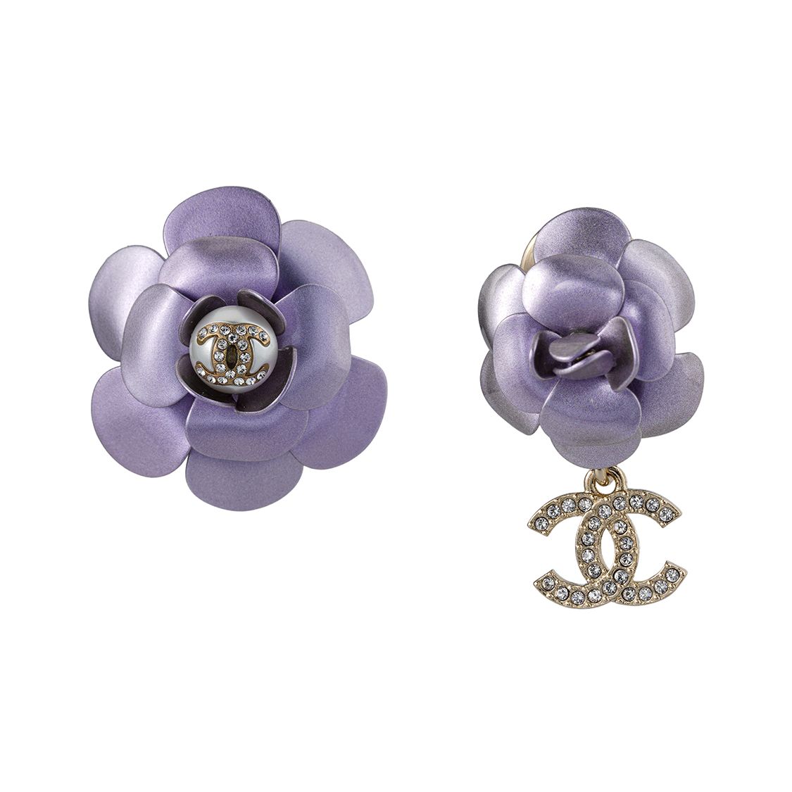 

Chanel 23C Purple Camellia Brooch Set Unisex Brooch ABA039-B09961-NL923 Purple,F