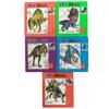 Wolseongs populära dinosaurieglidpussel 5-delars set, 1 typ