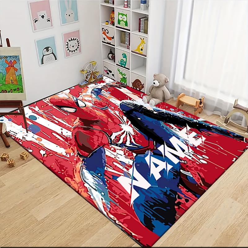 Custom Name "Spider-Man: Spider-Verse" Carpet Rug Customizable Soft Washable Anti-Slip Home Living Room Sofa Mats Personalized Rug. 0909315