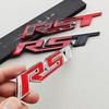 3D Metal Car Sticker Logo RST Emblem Front Fender Rear Trunk Badge For Chevrolet Silverado Tahoe Suburban Traverse Accessories