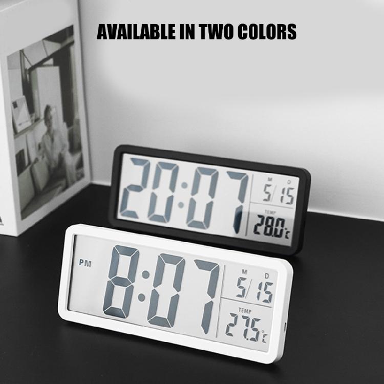 LCD Electronic Clock with Easy to Read Temperature Display Suitable for Modern Lifestyle Easily Setting Clock Decors