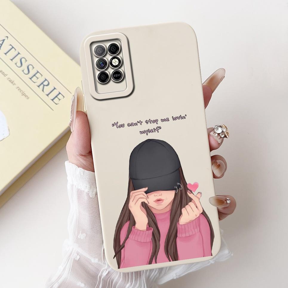 For Infinix Note 8i Note8 Back Cover On Infinix X6383 A692 Coque Funda Flower Butterfly Women Fashion Phone Case Liquid Silicone