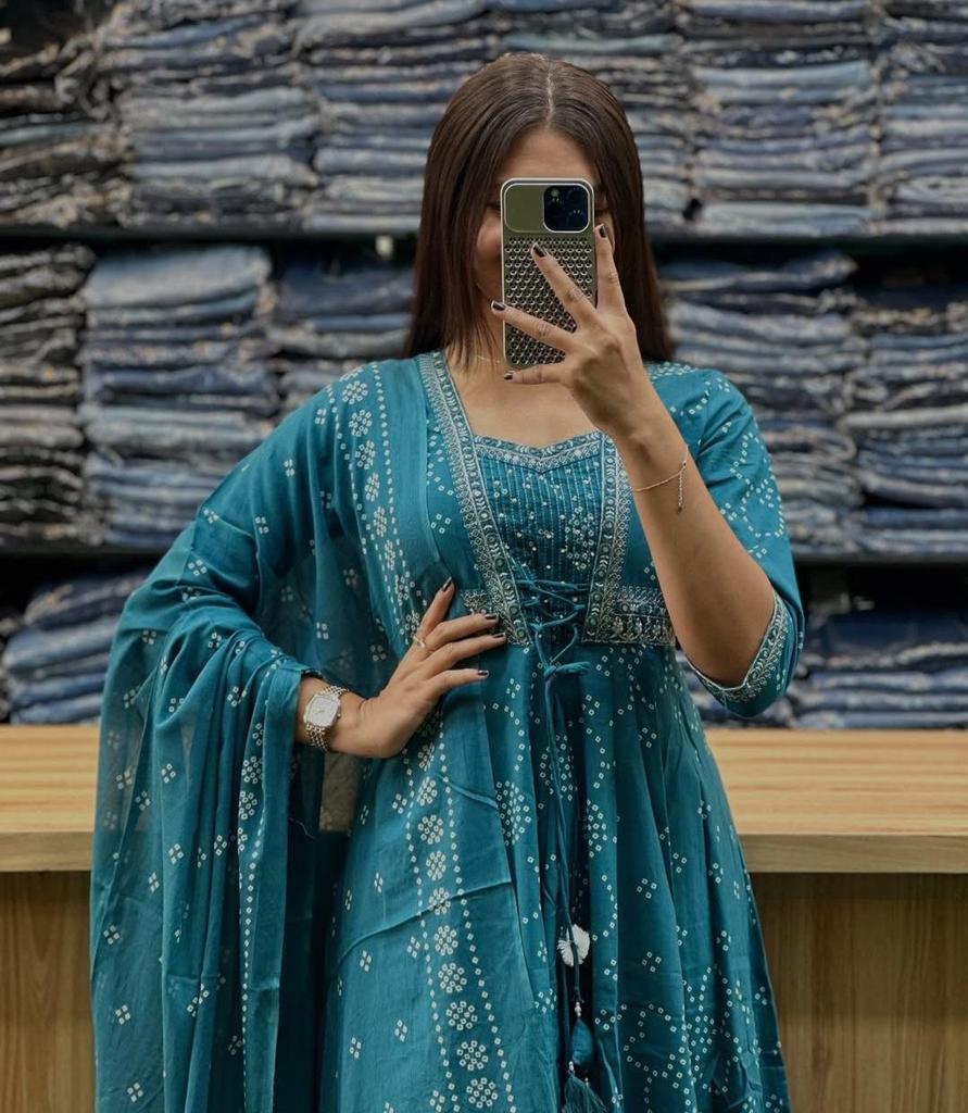 Indický designový set kurta, kalhoty a dupatta pro ženy, bollywoodský top, tunika, salwar kameez, kurti