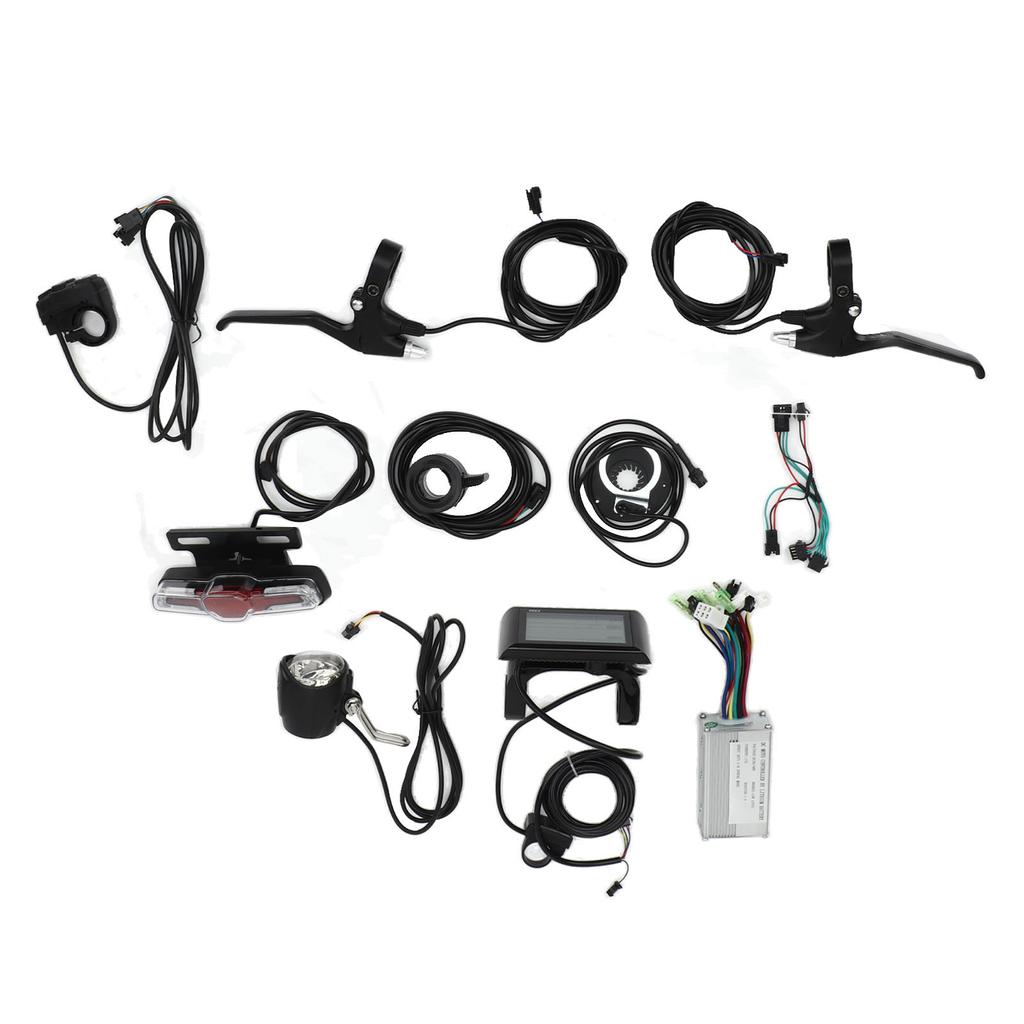 36V 48V 17A Bike Modified Controller S900 Dispaly Panel Electric Bike Conversion Kit for 250W?350W Gear Motor