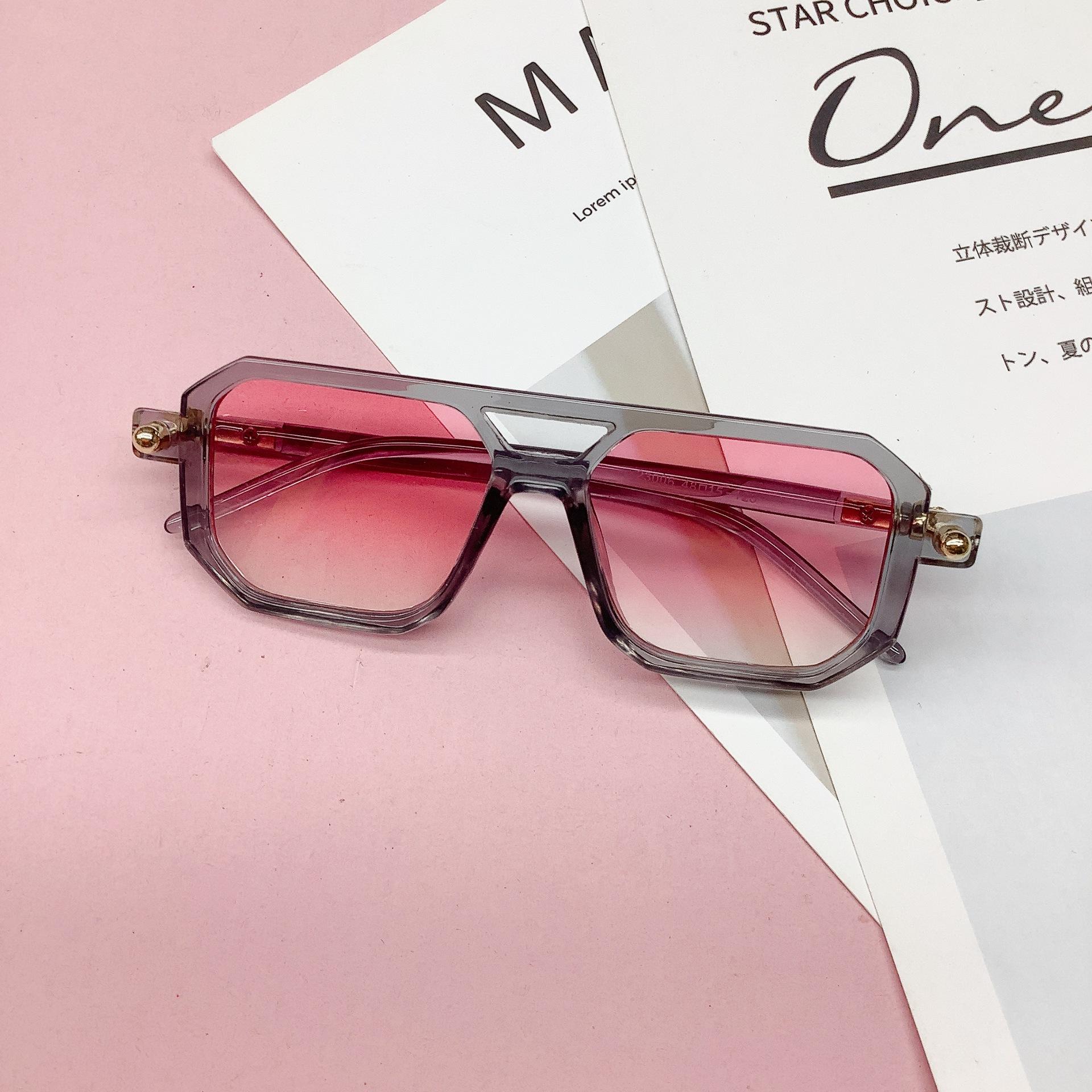 

Детские солнцезащитные очки с двойным лучом, модные трендовые детские очки с защитой от ультрафиолета, вогнутый козырек от солнца