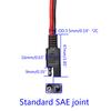 Cable for DC Extension Cord 14AWG-Wire Harness Quick Connect Disconnect SAE Connector for Solar Automotive Battery Truck