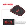 For Golf 7/7.5 Polo GTI 2011-2017 Dust Mats Water Coaster Non-slip Mats Door Slot Gasket Storage Slot Mat Car Accessories