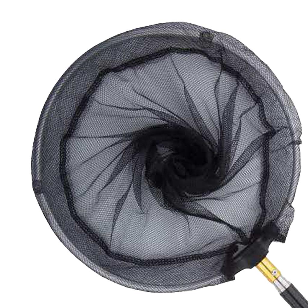 Fishing Net Round Head Fish Landing Net Catch Mesh 1.5m Long Pole Stainless Steel
