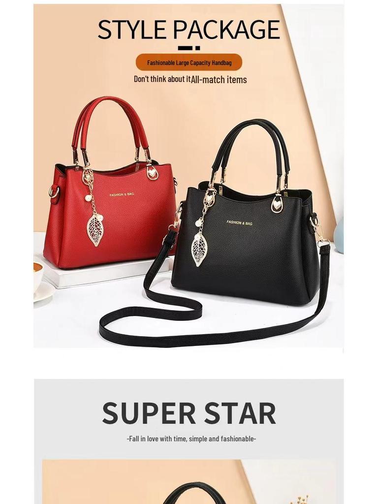 Women's Stylish Handbag - Elegant, Simple, Mom Shoulder Bag