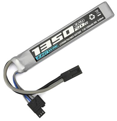 ZAC ZAC252 Lipo 7.4V 1350mAh Stock-in-Stick G-Force Battery (Official Japanese Product)