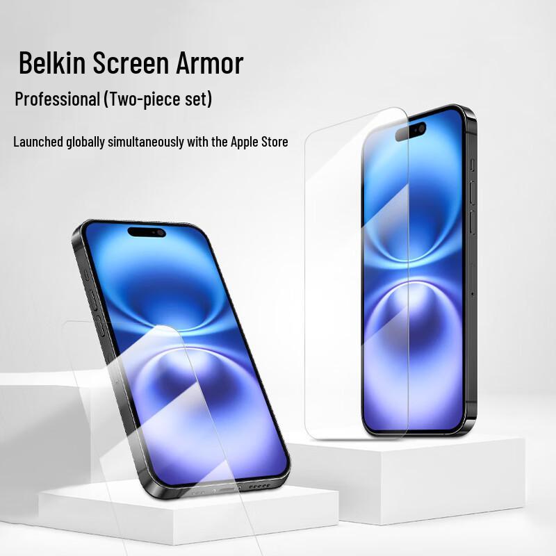 Belkin iPhone 16 Pro Max Tempered Glass Screen Protector