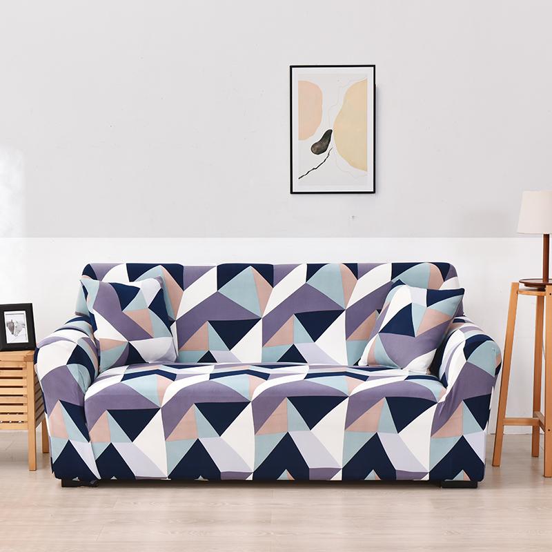 Sofa Cover Geometric Couch Cover Pets Corner L Shaped Chaise Longue Sofa Slipcover 1Pc