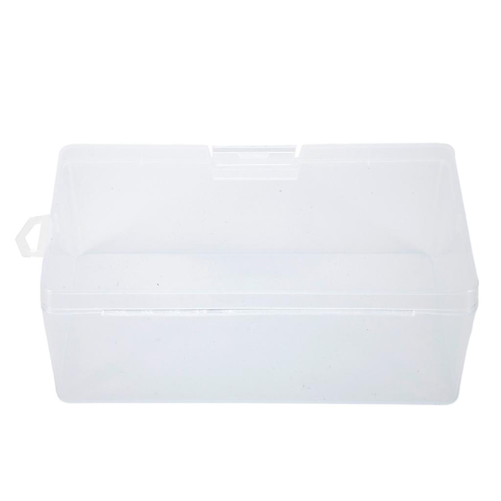 Organisateur Porte-Masque Rectangulaire Plastique Transparent Avec Couvercle Boîte de Rangement Contenant de Collection Étui Rangement