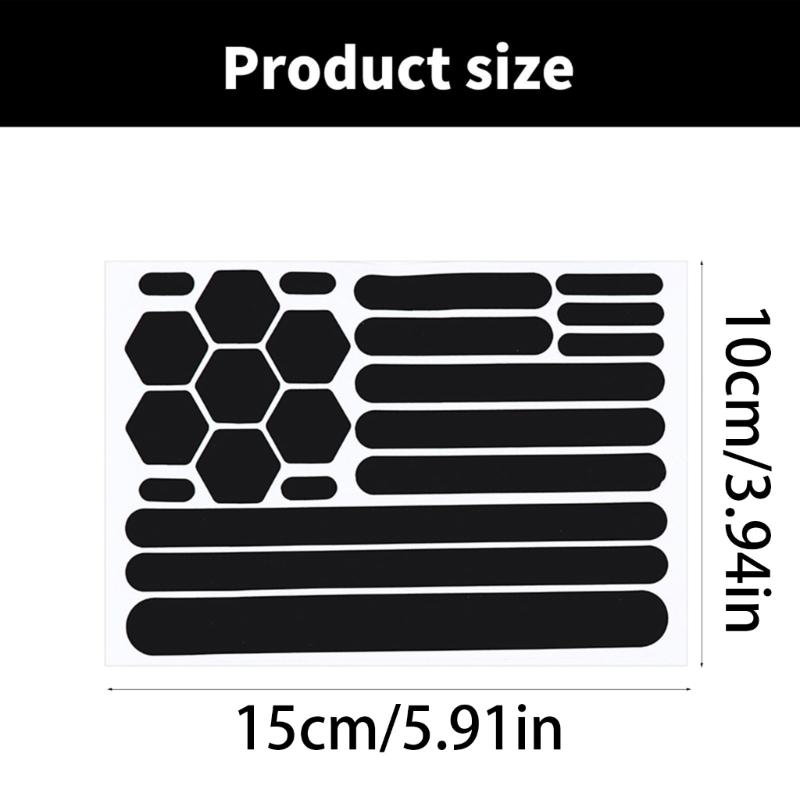 Strong Reflective Stickers Bicycles Motocycle Night Safety Warning Stickers Self-Adhesive Warning Sticker Easy to Use