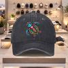 Colorful Sea Turtle Baseball Cap Unisex Cotton Casual Adjustable Snapback Hat Summer Beach Cap