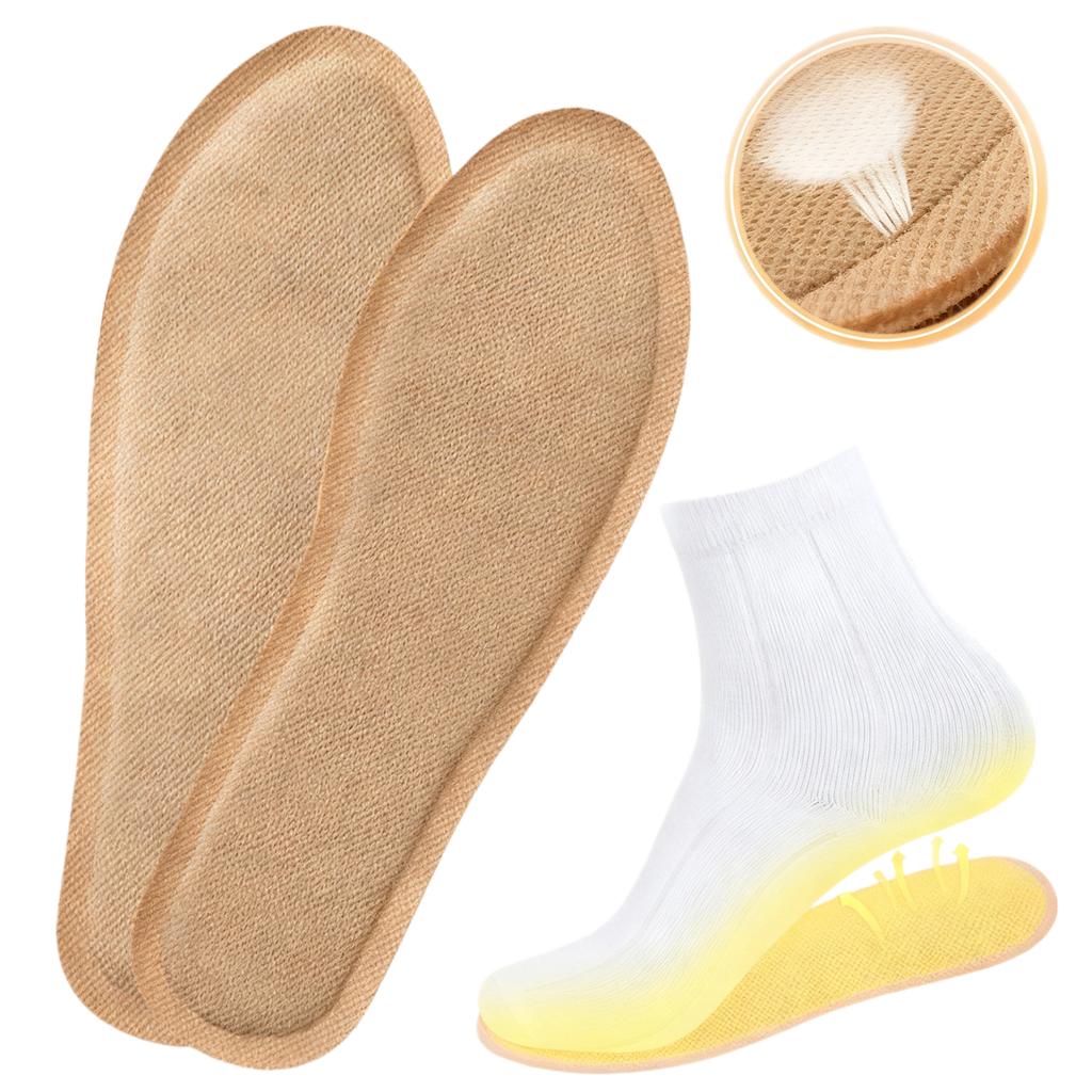 10 Pairs Insole Foot Warmers Continuous Heat Heated Insoles Warmers Odorless Feet Warmers for Hunting and Outdoor Sports