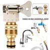 15-23mm Faucet Tap Connector Aluminum Zinc Zinc Alloy Faucet Adapter Garden Water Hose Pipe  Car Washing