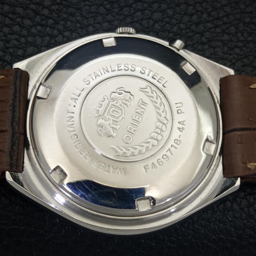 VINTAGE ORIENT CRYSTAL AUTOMATIC JAPAN 46941 MENS ORIGINAL DIAL WATCH A703365-1