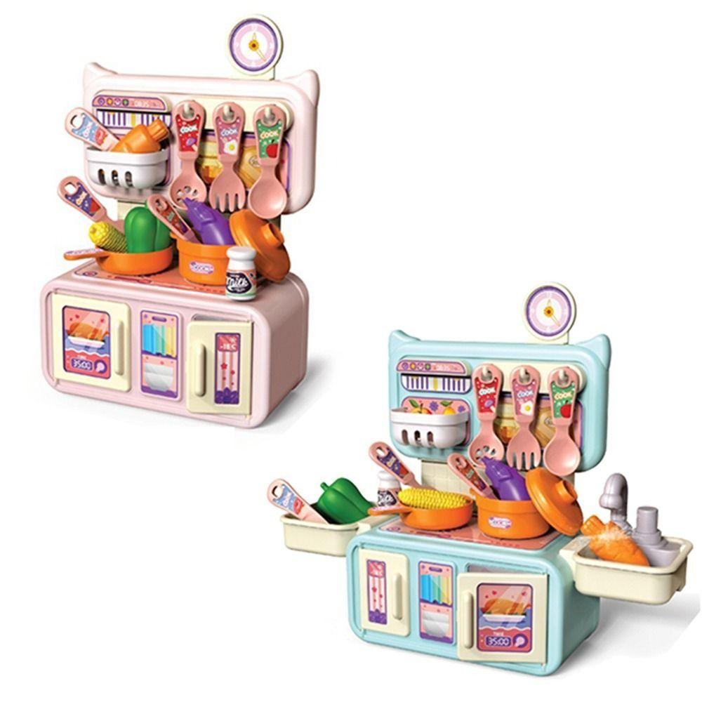 13/14pcs Pressure Water Play Kitchen Accessories Toy Kitchen for Toddlers Toddler