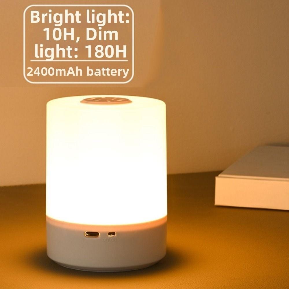 Motion Sensor LED Touch Lamp 3-Color Lighting Bedside Table Lamp  Kitchen Cabinet