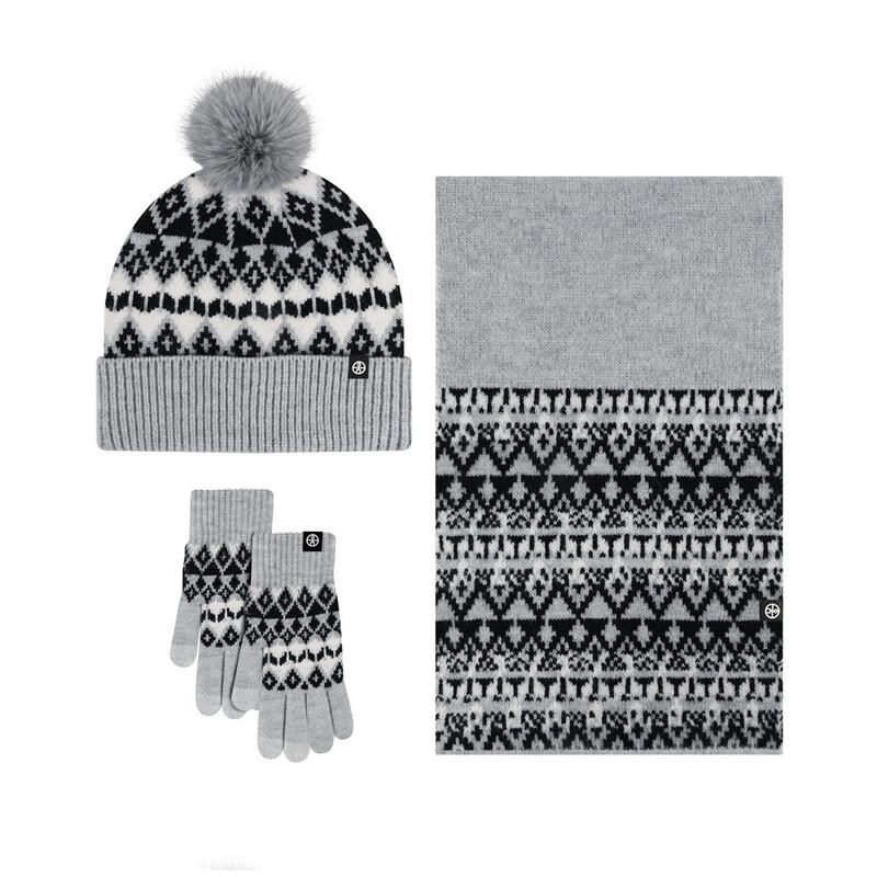 AQ Unisex Strick Winter Accessoire Set