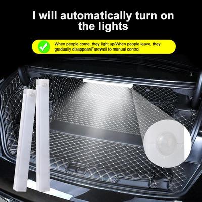10CM Motion Sensor Light Wireless LED Sensor Light USB Chargeable Night Light Kitchen Wardrobe Cabinet Automatic Sensor Light