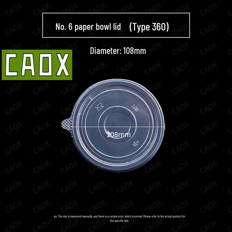 CAOX Disposable Paper Takeout Bowls & Lids